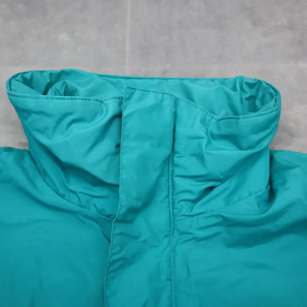 Columbia Jacket Mens L Green Radial Sleeve Stand Up Neck Full Zip Windbreaker